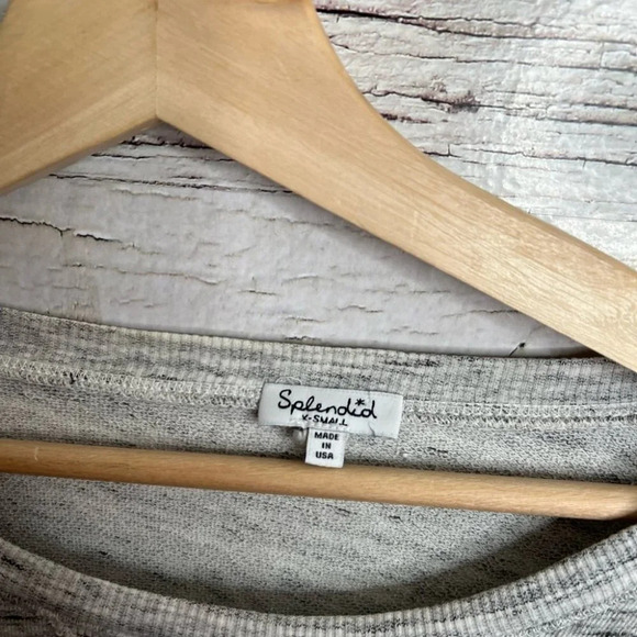 Splendid long  sleeve gray sweater size xs - Picture 7 of 9